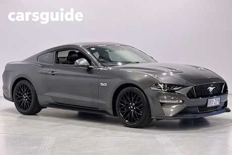 Grey 2018 Ford Mustang Coupe GT