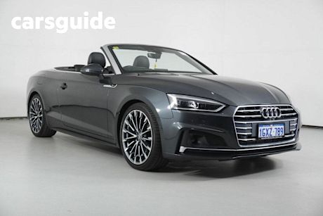 Grey 2018 Audi A5 Cabriolet 2.0 Tfsi S Tronic Sport