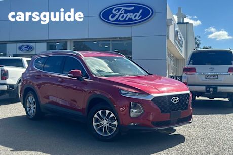 Red 2018 Hyundai Santa FE Wagon Active Crdi (awd)
