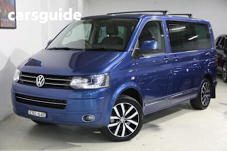 Blue 2015 Volkswagen Multivan Wagon Highline TDI400