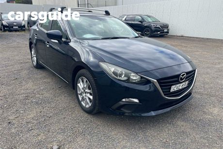 Blue 2014 Mazda 3 Sedan Maxx