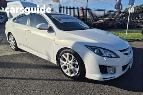 White 2009 Mazda 6 Hatchback Luxury Sports