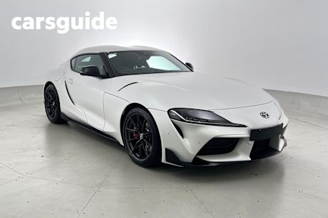 White 2022 Toyota Supra Coupe GTS +matte Paint