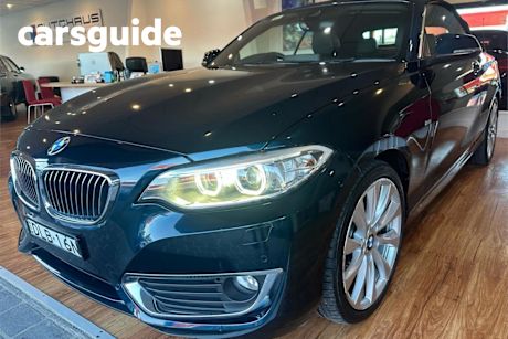 Blue 2017 BMW 230I Convertible Luxury Line