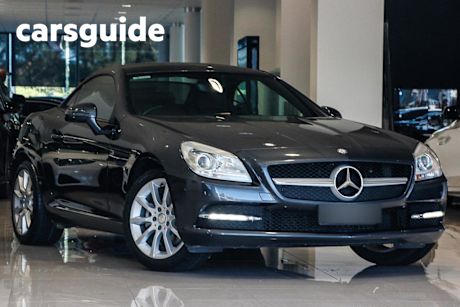 Grey 2013 Mercedes-Benz SLK200 Convertible