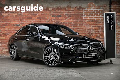 Black 2024 Mercedes-Benz C300 Sedan Mhev