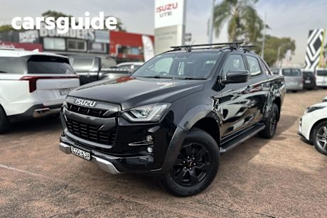 Black 2021 Isuzu D-MAX Crew Cab Utility X-Terrain (4X4)