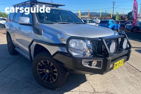 Silver 2017 Toyota Landcruiser Prado Wagon GXL (4X4)