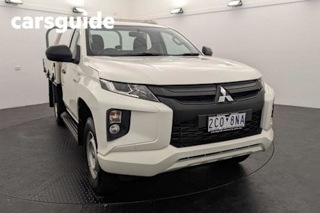 White 2023 Mitsubishi Triton Cab Chassis GLX (4X2)