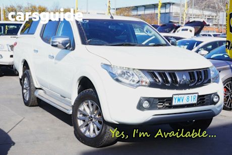 White 2018 Mitsubishi Triton Dual Cab Utility GLS (4X4)