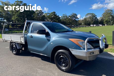 Blue 2014 Mazda BT-50 Cab Chassis XT (4X2)