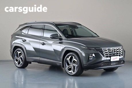Grey 2023 Hyundai Tucson Wagon Highlander (awd)