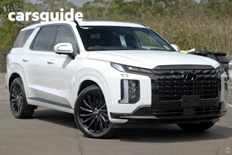 White 2025 Hyundai Palisade Wagon Calligraphy Black INK (8 Seat)