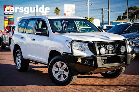 White 2019 Toyota Landcruiser Prado Wagon GX (4X4)