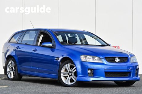 Blue 2009 Holden Commodore Sportswagon SV6