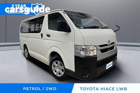 White 2024 Toyota Hiace Commercial