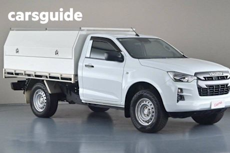 White 2020 Isuzu D-MAX Cab Chassis SX (4X2)