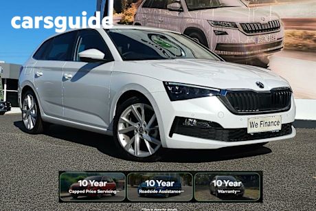 White 2023 Skoda Scala Hatchback Signature 110TSI