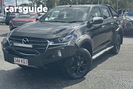 Black 2024 Mazda BT-50 Dual Cab Pick-up Thunder (4X4)