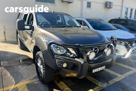 Grey 2018 Mazda BT-50 Dual Cab Utility XT (4X4)