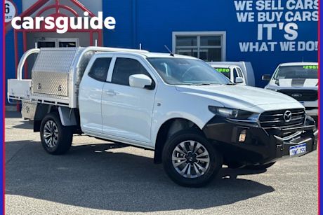 White 2021 Mazda BT-50 Freestyle Cab Chassis XT (4X2)