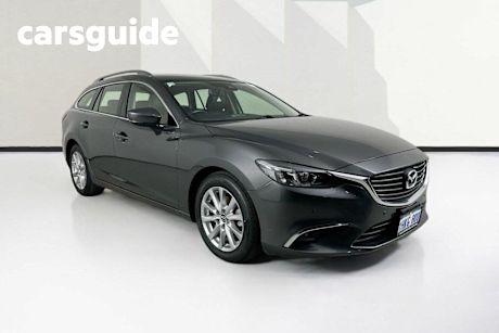 Grey 2017 Mazda 6 Wagon Touring