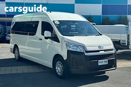 White 2020 Toyota Hiace Commercial Commuter