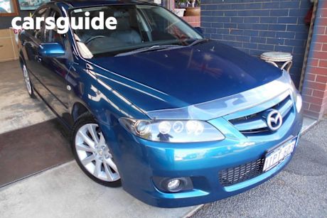 Blue 2006 Mazda 6 Hatchback Luxury Sports