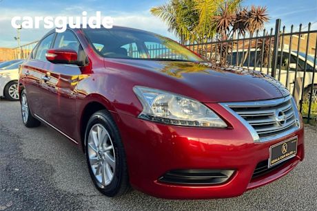 Red 2013 Nissan Pulsar Sedan ST
