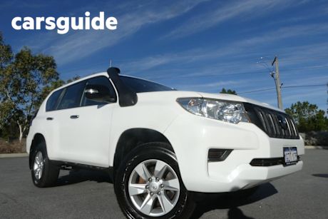 White 2019 Toyota Landcruiser Prado Wagon GX (4X4)