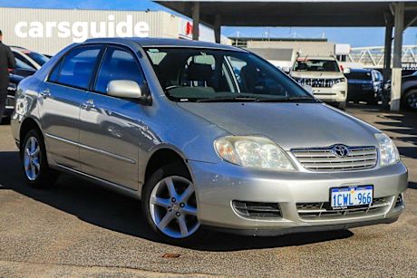 Silver 2005 Toyota Corolla Sedan Conquest