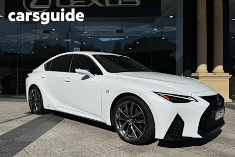 White 2021 Lexus IS300H Sedan F Sport +EP1 Hybrid