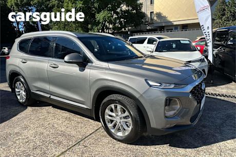 Grey 2021 Hyundai Santa FE Wagon Active Crdi (awd)