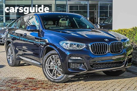 Black 2018 BMW X4 Coupe Xdrive 20D M Sport