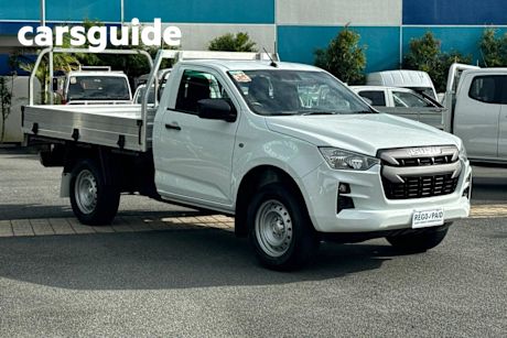 White 2021 Isuzu D-MAX Cab Chassis SX (4X2)