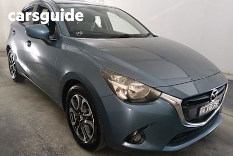 Blue 2014 Mazda 2 Hatchback Genki