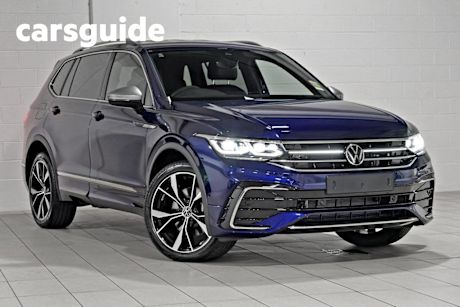 Blue 2024 Volkswagen Tiguan Wagon 162TSI R-Line DSG 4MOTION Allspace