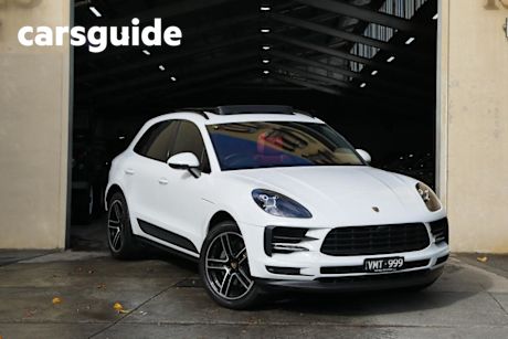 White 2019 Porsche Macan Wagon S