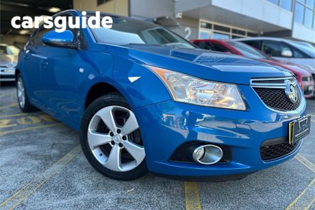 Blue 2013 Holden Cruze Hatchback Equipe