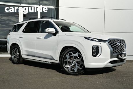 White 2021 Hyundai Palisade Wagon Highlander (8 Seat)
