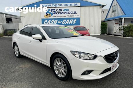 White 2013 Mazda Mazda6 Sedan