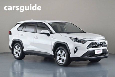 White 2020 Toyota RAV4 Wagon GX 2WD Hybrid
