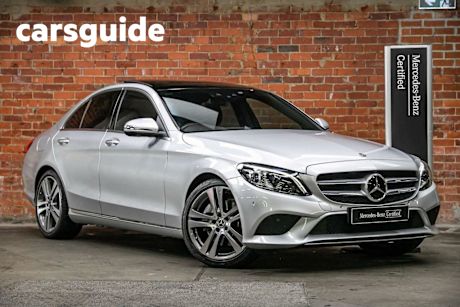 Silver 2018 Mercedes-Benz C300 Sedan
