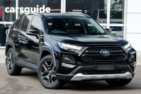 Black 2024 Toyota RAV4 Wagon Edge (awd) Hybrid