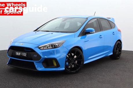 Blue 2017 Ford Focus Hatchback RS
