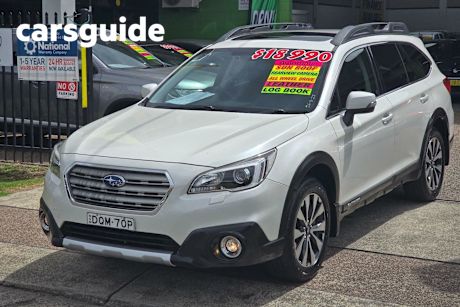 White 2017 Subaru Outback Wagon 2.5I Premium