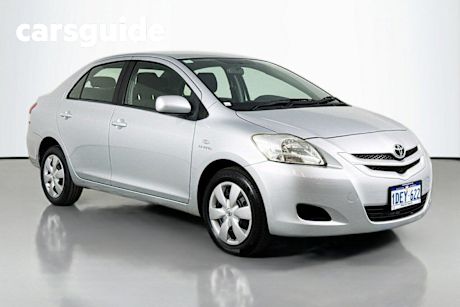 Silver 2008 Toyota Yaris Sedan YRS