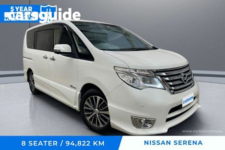 White 2016 Nissan Serena Commercial