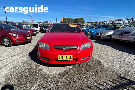 Red 2007 Holden Commodore Sedan Omega