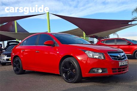 Red 2009 Holden Cruze Sedan CDX